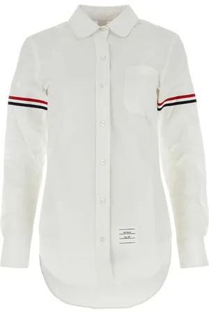 Thom Browne Camisa con motivo de rayas RWB