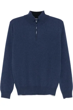 corneliani Suéter con cuello falso