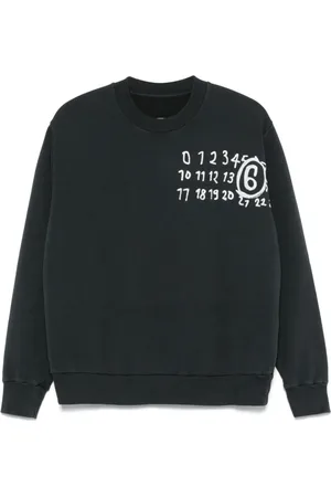 Maison Margiela Sudadera con motivo de números
