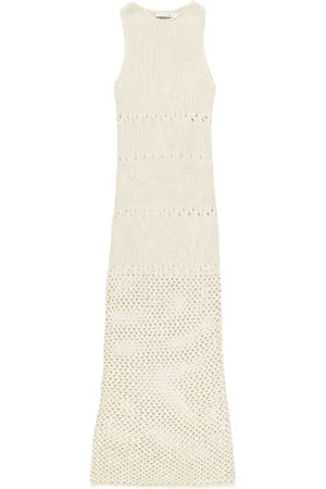 CHRISTOPHER ESBER Vestido midi de tejido calado