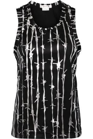 Comme des Garçons Top con estampado gráfico