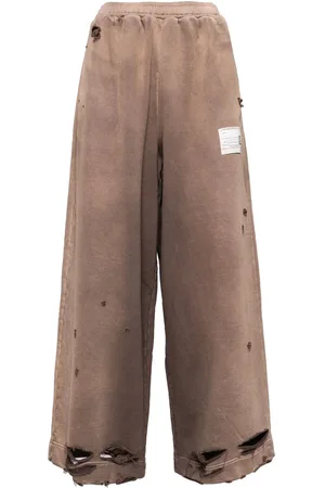 Maison Mihara Yasuhiro Pantalones con parche del logo
