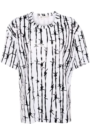Comme des Garçons Playera con estampado gráfico