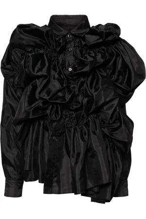 Comme des Garçons Camisa fruncida