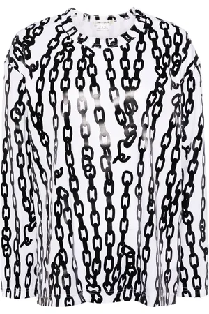 Comme des Garçons Playera con estampado gráfico