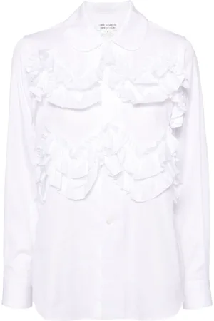 Comme des Garçons Camisa con volantes