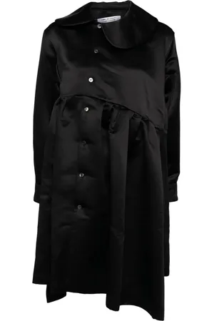Comme des Garçons Vestido con cuello asimétrico