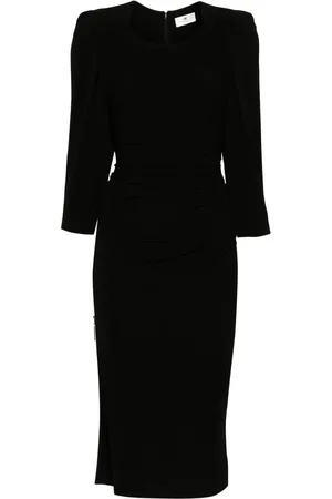 Elisabetta Franchi Vestido midi con cierre lateral