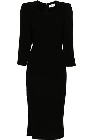 Elisabetta Franchi Vestido midi con cierre lateral