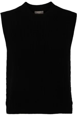 N.PEAL Top con cuello redondo