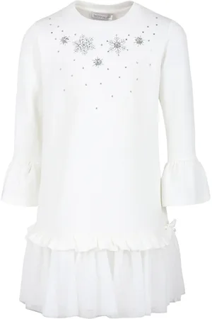 MONNALISA Vestido estilo sudadera de tul
