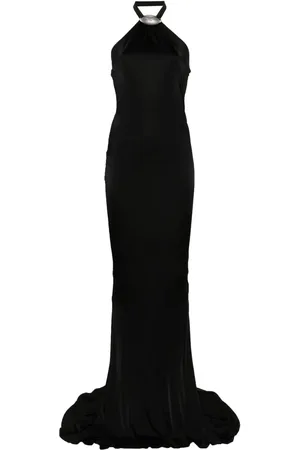 GIUSEPPE DI MORABITO Vestido largo con detalle de broche