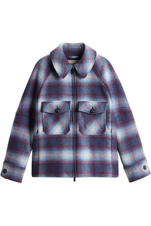 Woolrich Sobrecamisa con motivo de cuadros