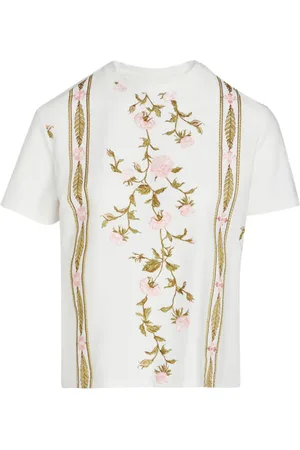 Giambattista Valli Playera con bordado floral