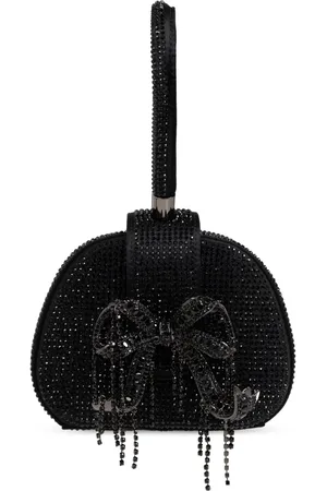 Self-Portrait Tote micro con detalles de strass