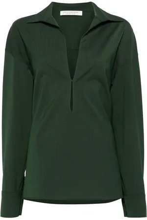 Serafini Blusa con escote pronunciado