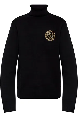 VERSACE Suéter con logo bordado