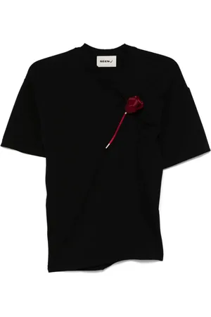 Seen Users Playera con diseño asimétrico