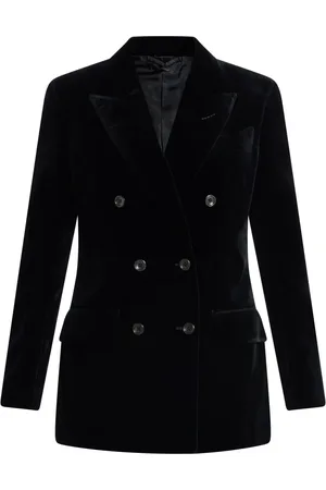 Tom Ford Blazer de terciopelo con doble botonadura