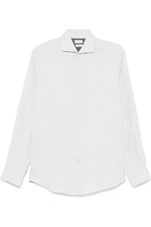 Brunello Cucinelli Camisa con motivo de espiga