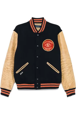 Ralph Lauren Chamarra bomber con parche de chenilla