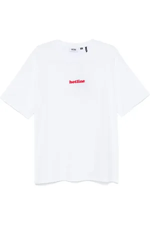 GCDS Playera con motivo bordado