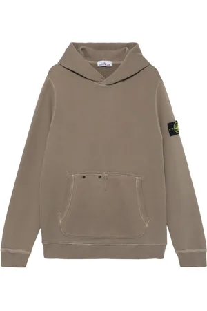 Stone Island Hoodie con distintivo Compass