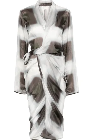 Rick Owens Vestido cruzado