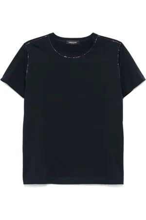 Fabiana Filippi Playera con mostacillas