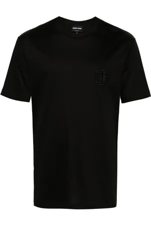 Giorgio Armani Playera con logo Interlock