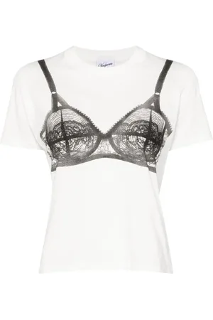 Vaquera Playera con brasier estampado