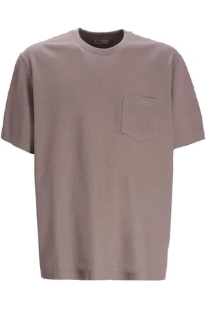 HERNO Playera con bolsillo de parche