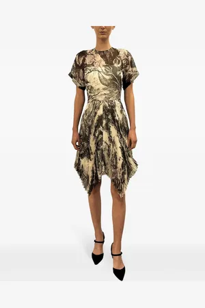 Jason Wu Vestido corto estampado manga corta