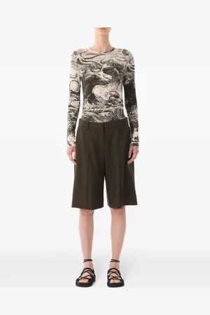 Jason Wu Playera estampada manga larga