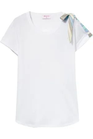 Puccini Playera con detalle de moño