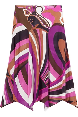 Puccini Falda midi con estampado Iride