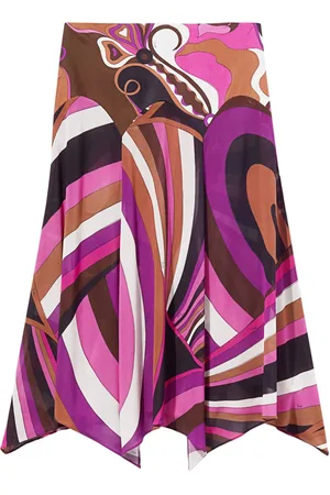 Puccini Falda midi con estampado Iride