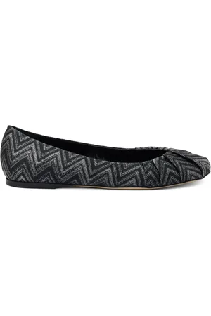 Missoni Flats con motivo Zigzag
