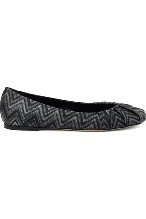 Missoni Flats con motivo Zigzag