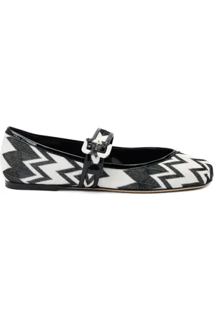 Missoni Flats con motivo Zigzag