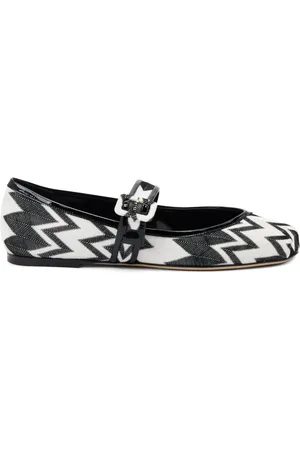 Missoni Flats con motivo Zigzag