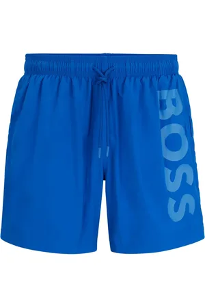 HUGO BOSS Shorts de playa con logo estampado