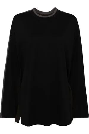 JNBY Playera oversize con diseño patchwork