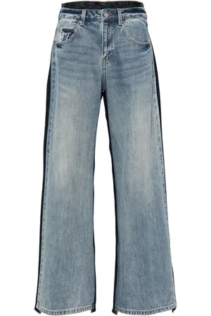 JNBY Jeans con diseño color block