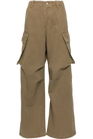 JNBY Pantalones de mezclilla con diseño holgado