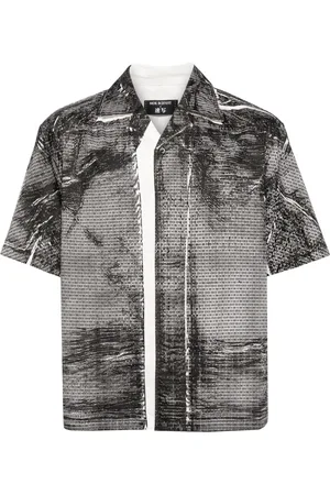 CROQUIS Camisa manga corta con estampado gráfico