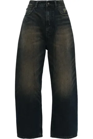 JNBY Jeans con efecto desgastado
