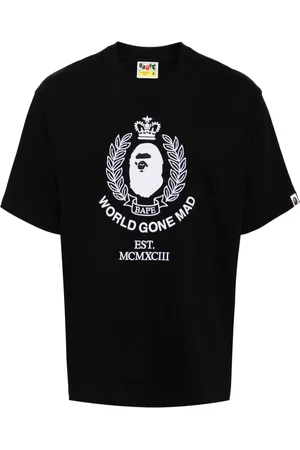 A Bathing Ape Playera con logo bordado