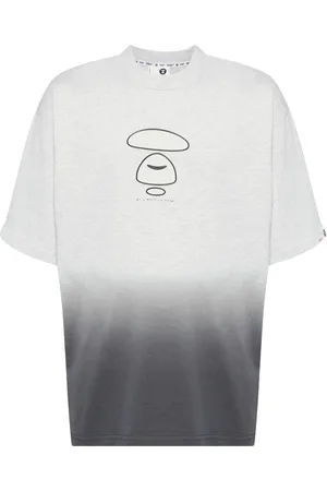 A Bathing Ape Playera con logo estampado