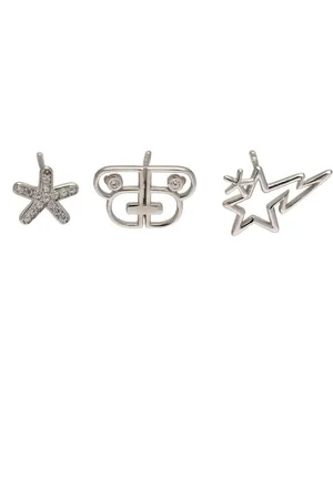 BAPY Arete con apliques del logo